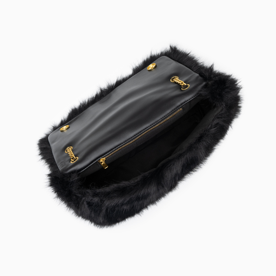 Velvet Noir Chain Bag – FIORENE