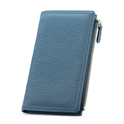 Black Pebble Slim Wallet – FIORENE