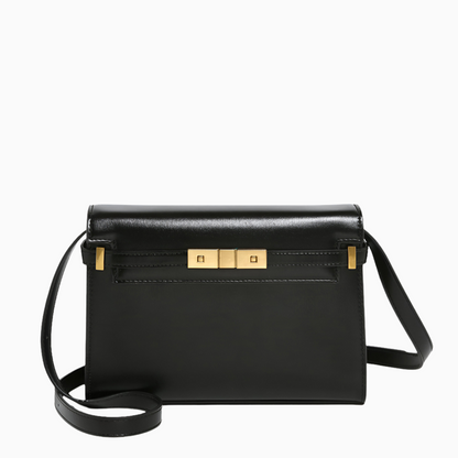 Midnight Gold Lock Crossbody – FIORENE