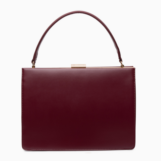 Burgundy Elegance Handbag – FIORENE