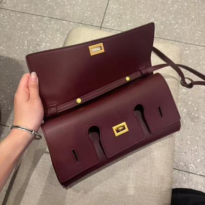 Velvet Bordeaux Handbag – FIORENE