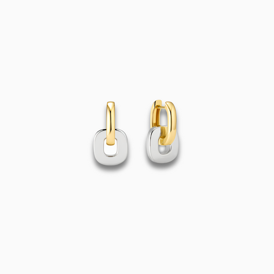 Duo Link Earrings – FIORENE