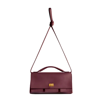 Velvet Bordeaux Handbag – FIORENE