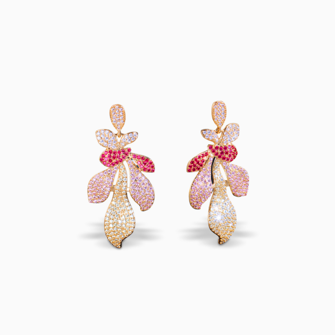 Orchid Bloom Earrings – FIORENE