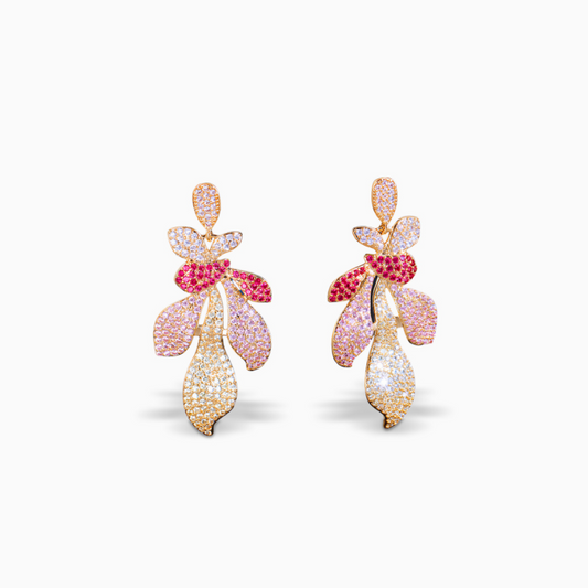Orchid Bloom Earrings – FIORENE