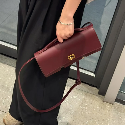 Velvet Bordeaux Handbag – FIORENE