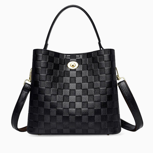 Éloïse Checkered Shoulder Bag – FIORENE