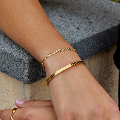 Zenith Gilded Unity Bracelet – FIORENE