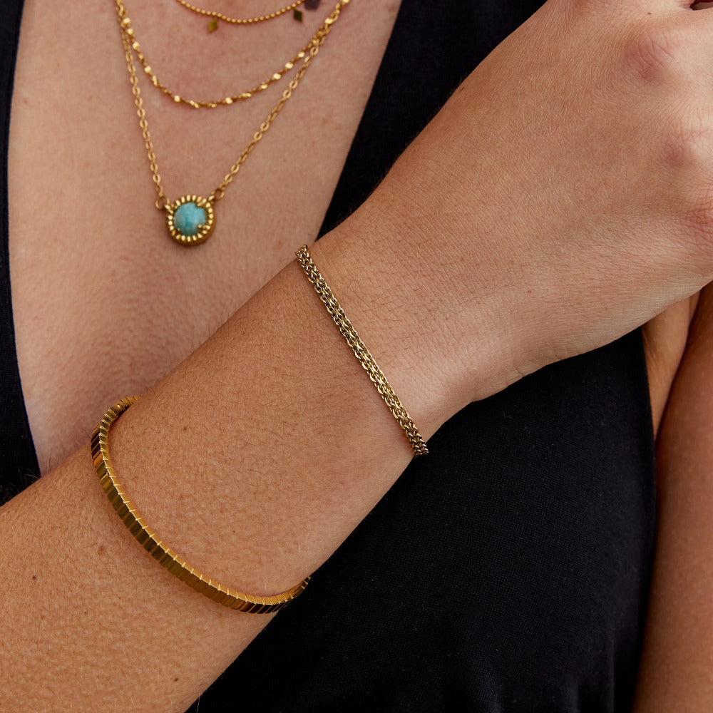 Zenith Gilded Unity Bracelet – FIORENE
