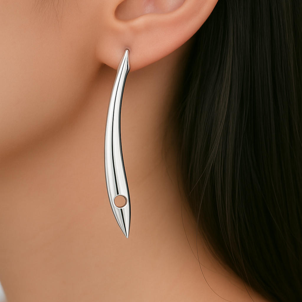 Golden Curve Earrings – FIORENE