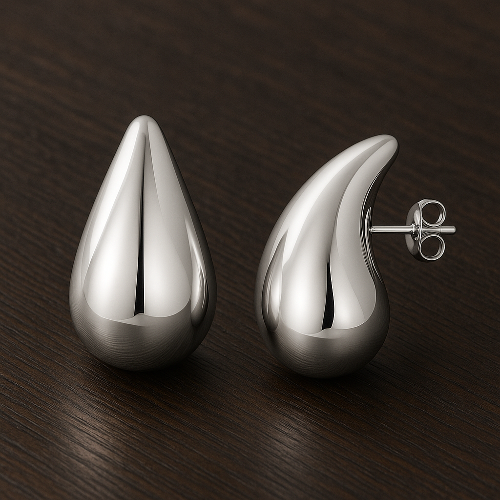 Golden Drop Earrings – FIORENE