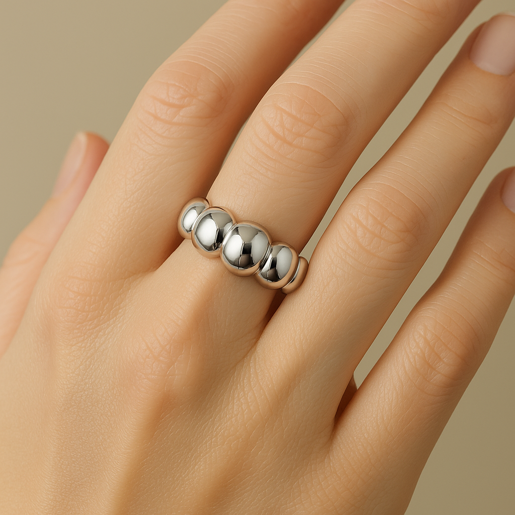 Bold Bubble Dome Ring – FIORENE
