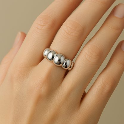 Bold Bubble Dome Ring – FIORENE