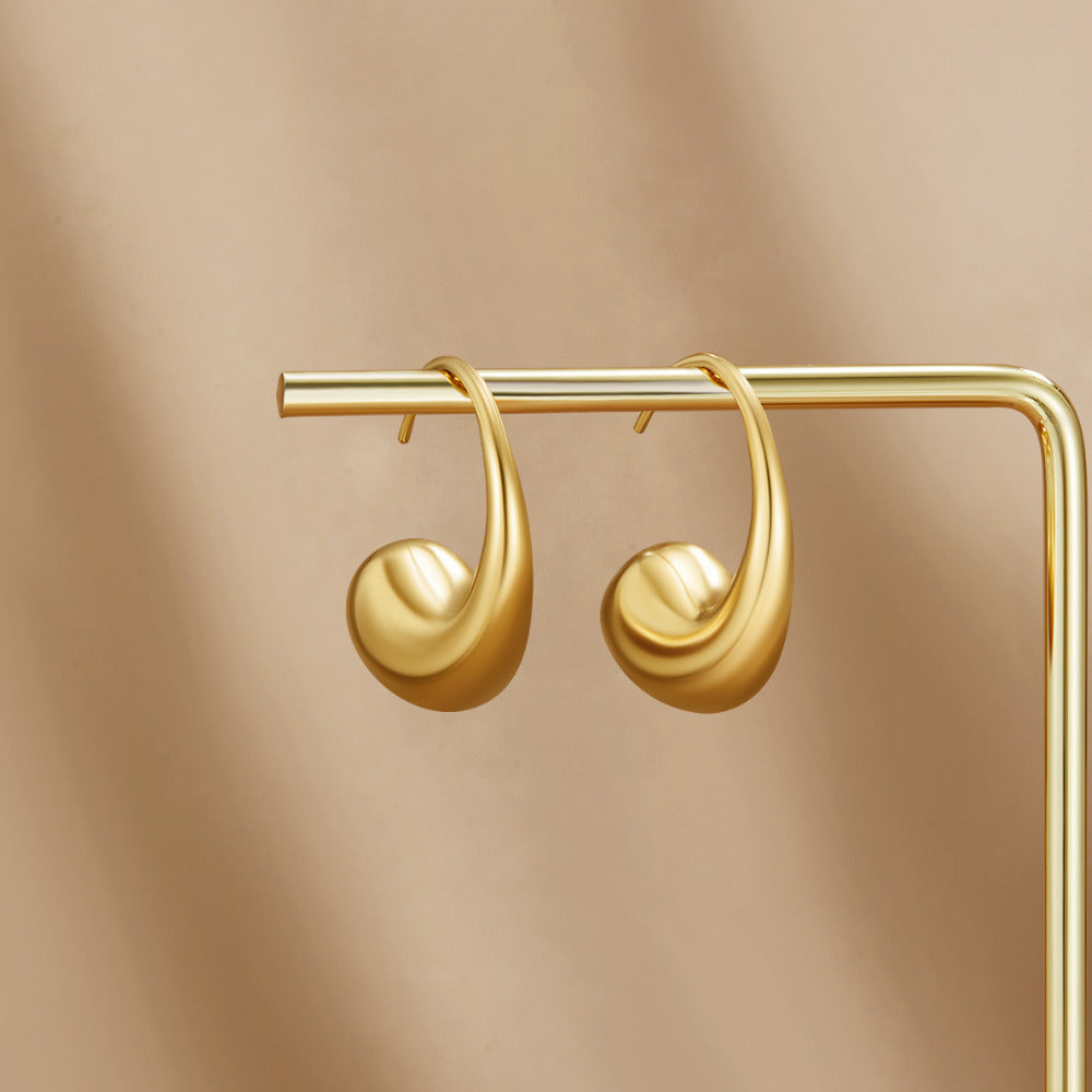 Teardrop Hoop Earrings – FIORENE