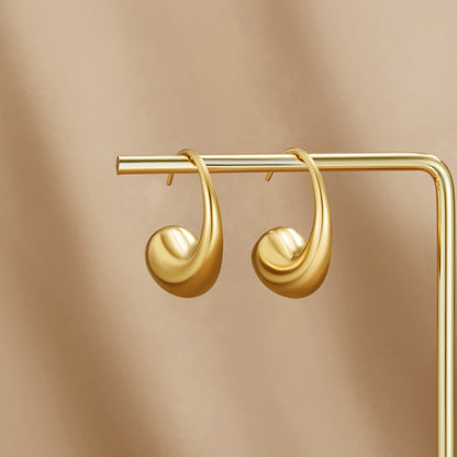 Teardrop Hoop Earrings – FIORENE