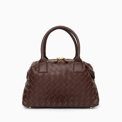 Noir Woven Handbag – FIORENE