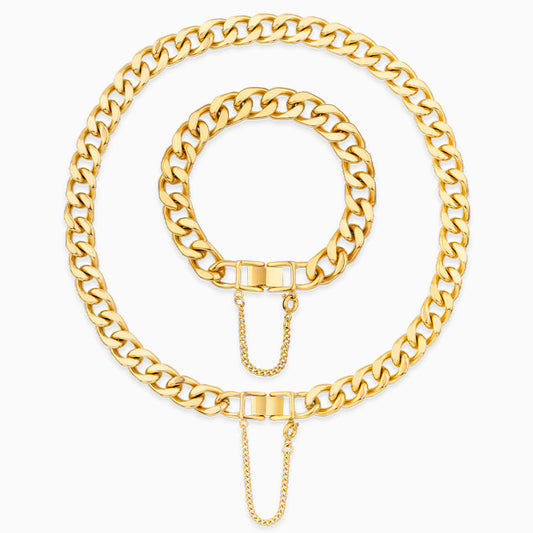 Dominique Bold Chain Set – FIORENE