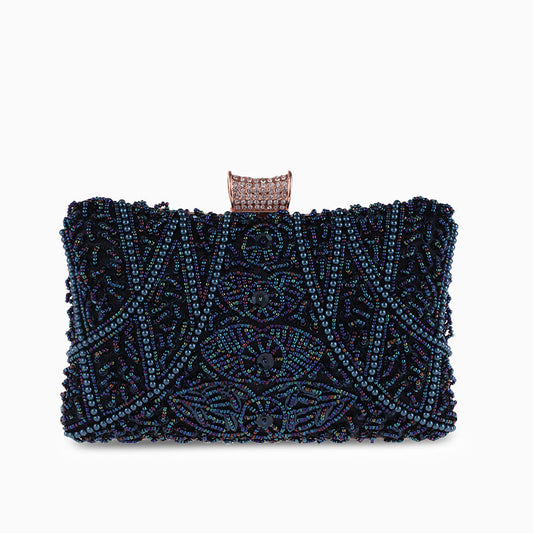 Nocturne Beaded Clutch – FIORENE