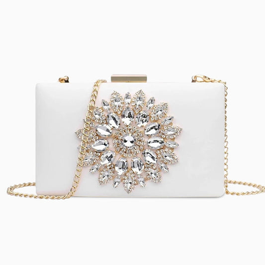 Clara Radiance Crystal Clutch – FIORENE