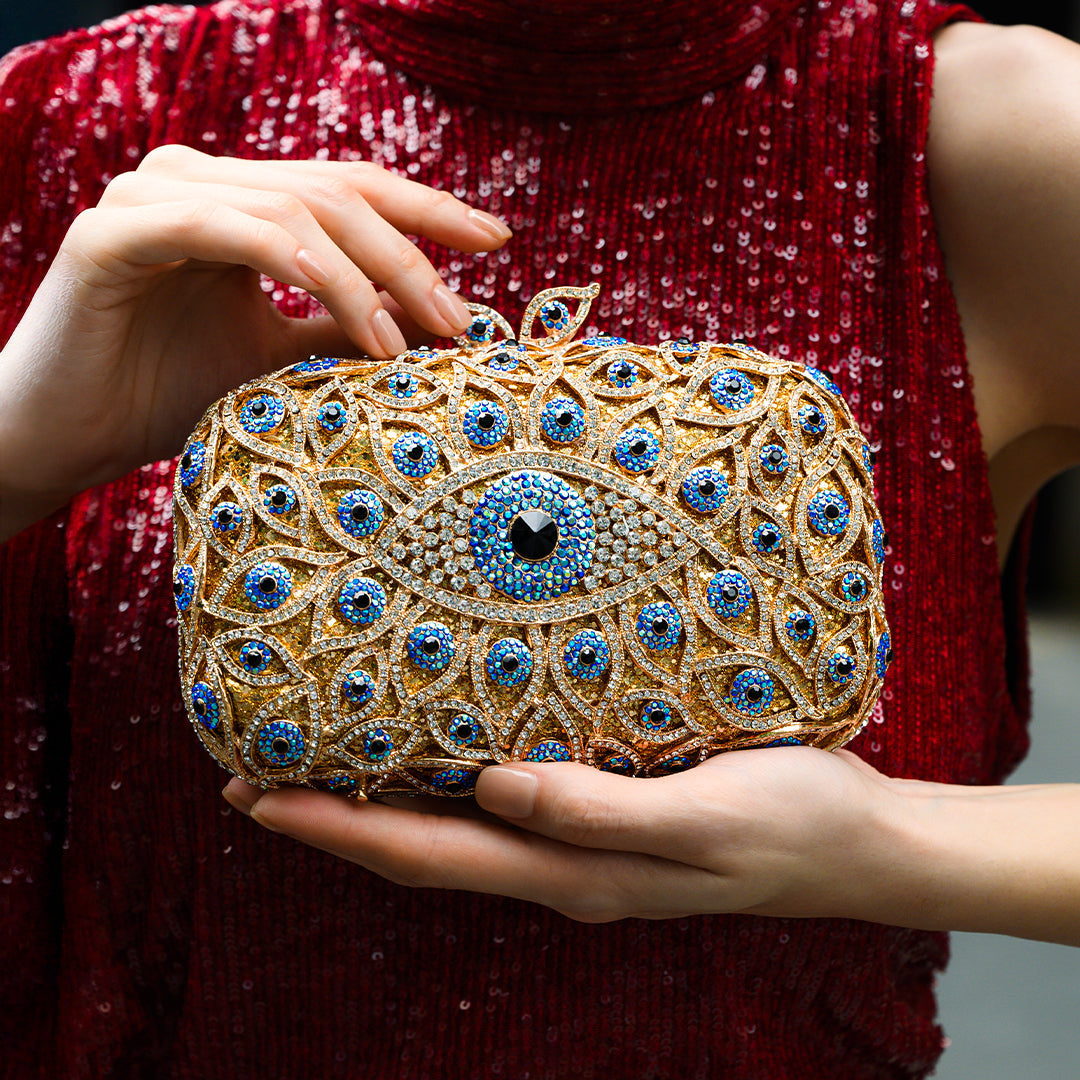 Celestial Gaze Crystal Clutch – FIORENE