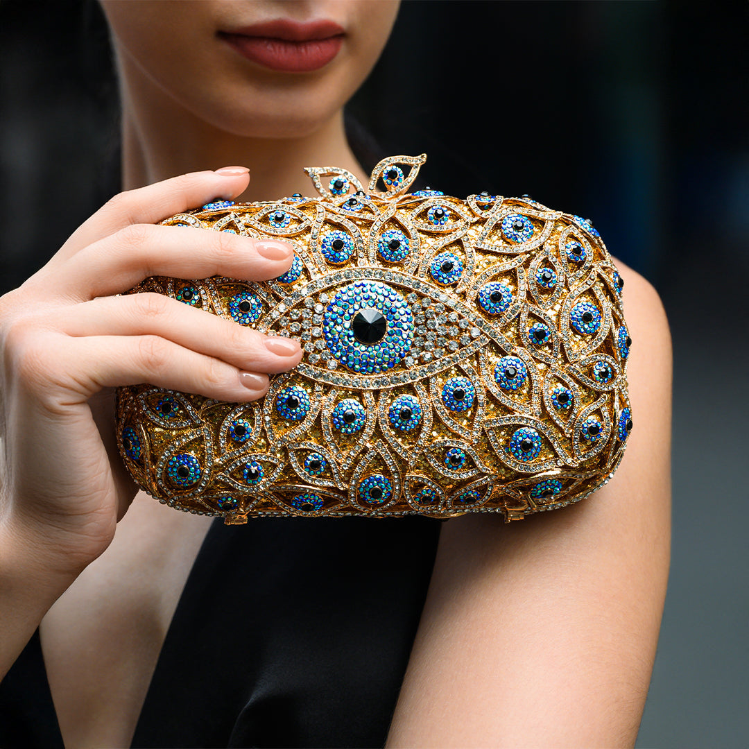 Celestial Gaze Crystal Clutch – FIORENE