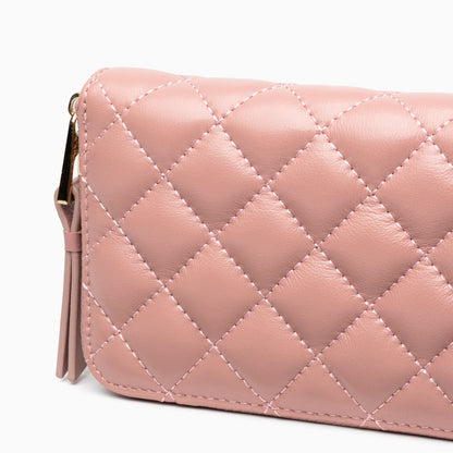 Midnight Quilted Wallet – FIORENE