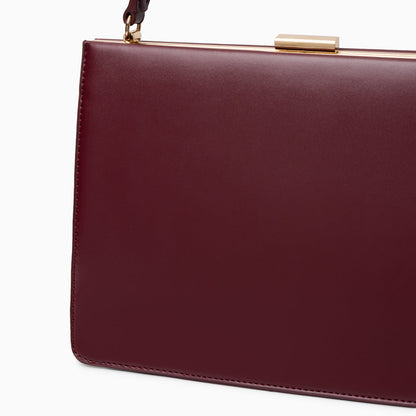 Burgundy Elegance Handbag – FIORENE