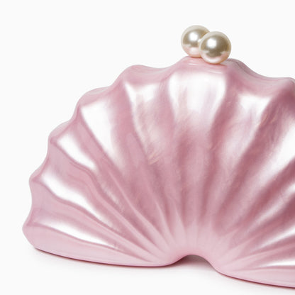 Pearl Radiance Shell Clutch – FIORENE