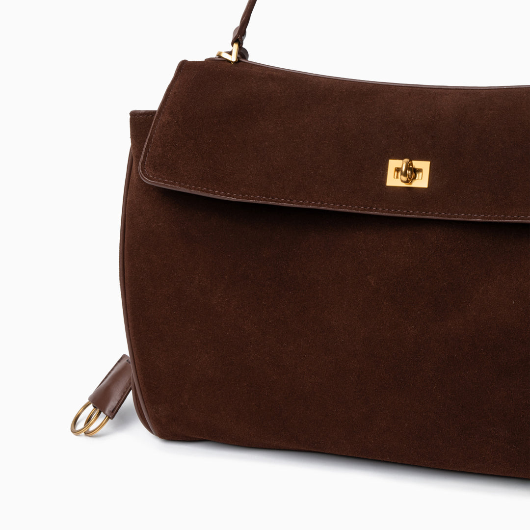 Velvet Mocha Handbag – FIORENE