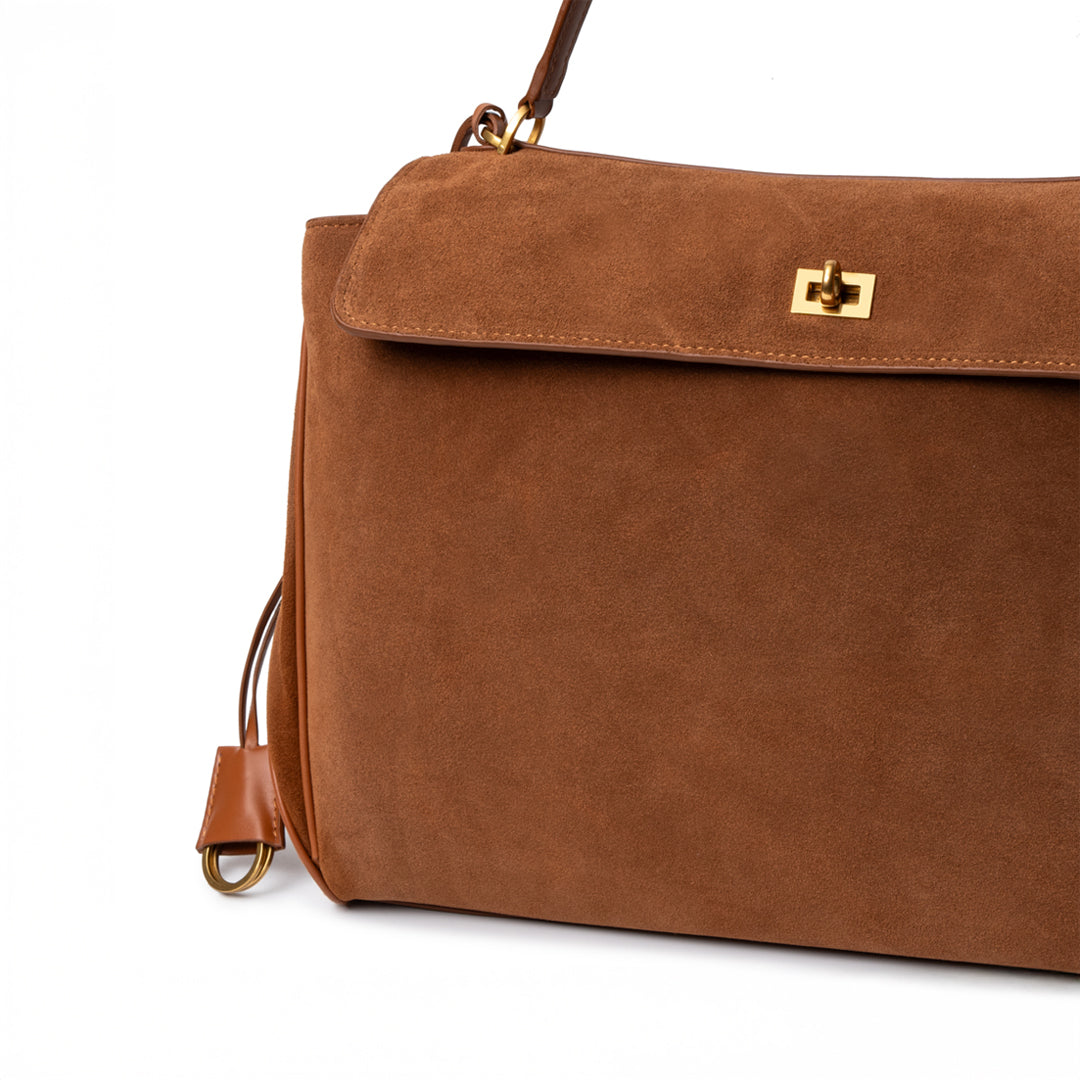 Velvet Mocha Handbag – FIORENE