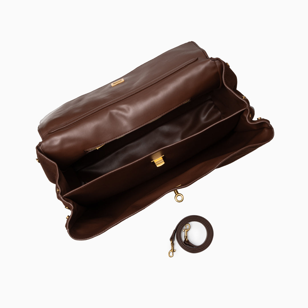 Velvet Mocha Handbag – FIORENE