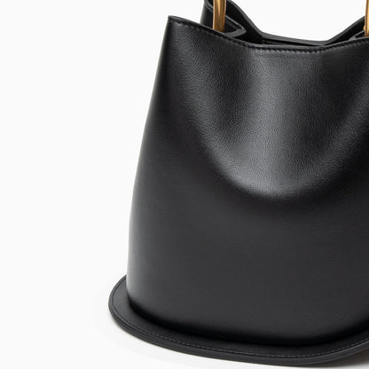 Sculpted Noir Handbag – FIORENE