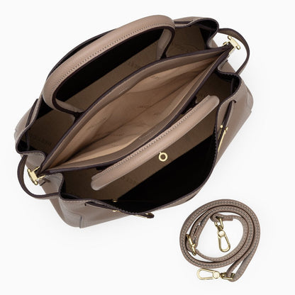 Serena Lock Structured Tote Bag – FIORENE