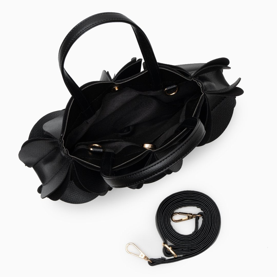 Crimson Bloom Origami Handbag – FIORENE