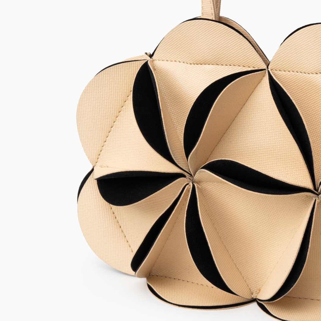 Crimson Bloom Origami Handbag – FIORENE