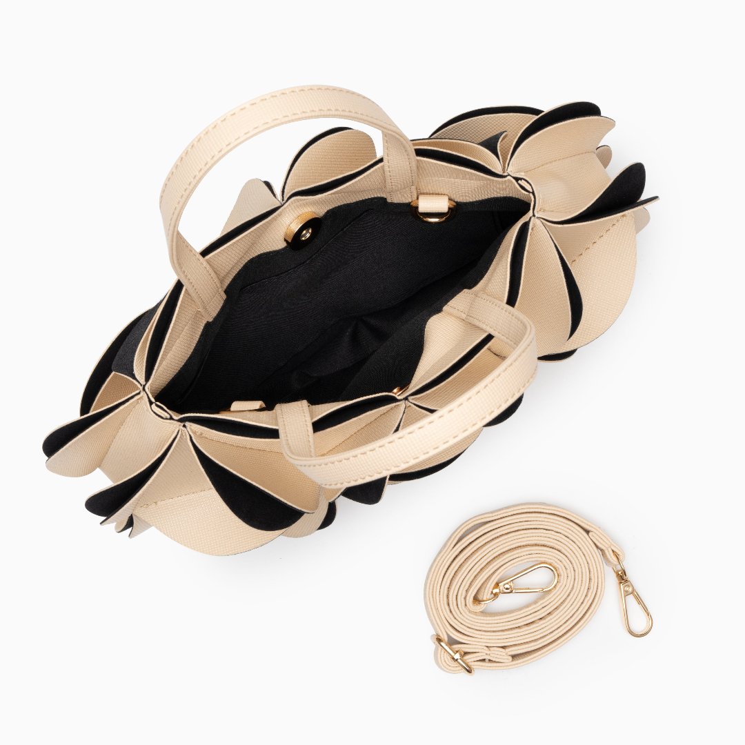 Crimson Bloom Origami Handbag – FIORENE