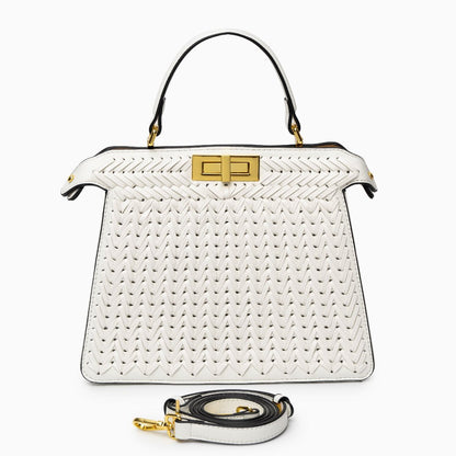 Savanna Weave Icon Handbag – FIORENE
