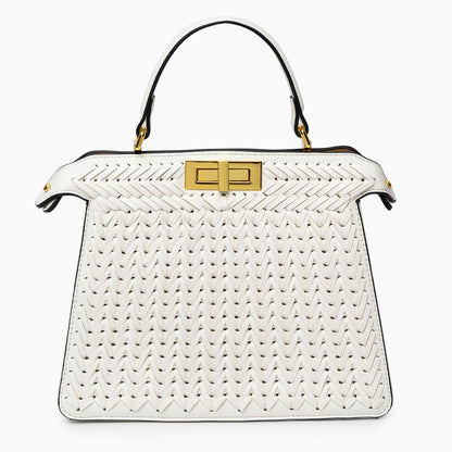 Savanna Weave Icon Handbag – FIORENE