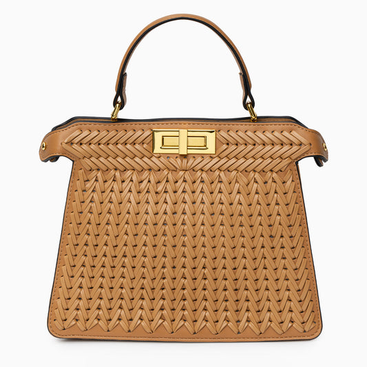 Savanna Weave Icon Handbag – FIORENE