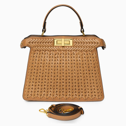 Savanna Weave Icon Handbag – FIORENE