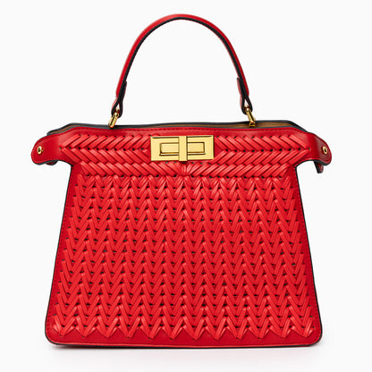 Savanna Weave Icon Handbag – FIORENE