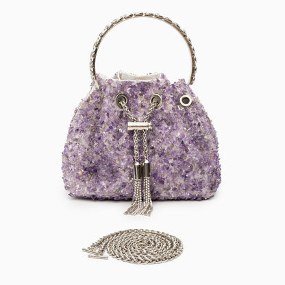 Amethyst Shimmer Handbag – FIORENE