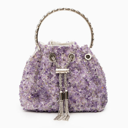 Amethyst Shimmer Handbag – FIORENE