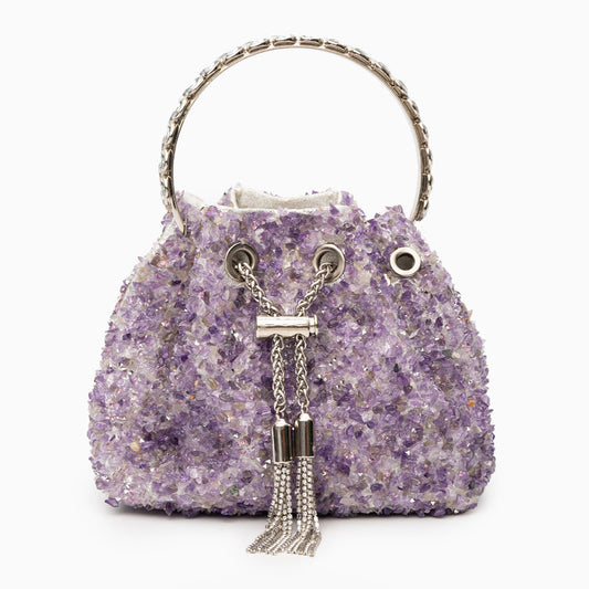 Amethyst Shimmer Handbag – FIORENE