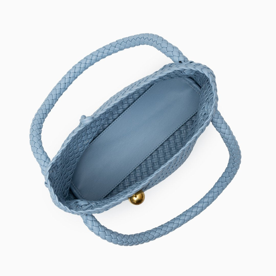 Chestnut Halo Woven Tote Bag – FIORENE