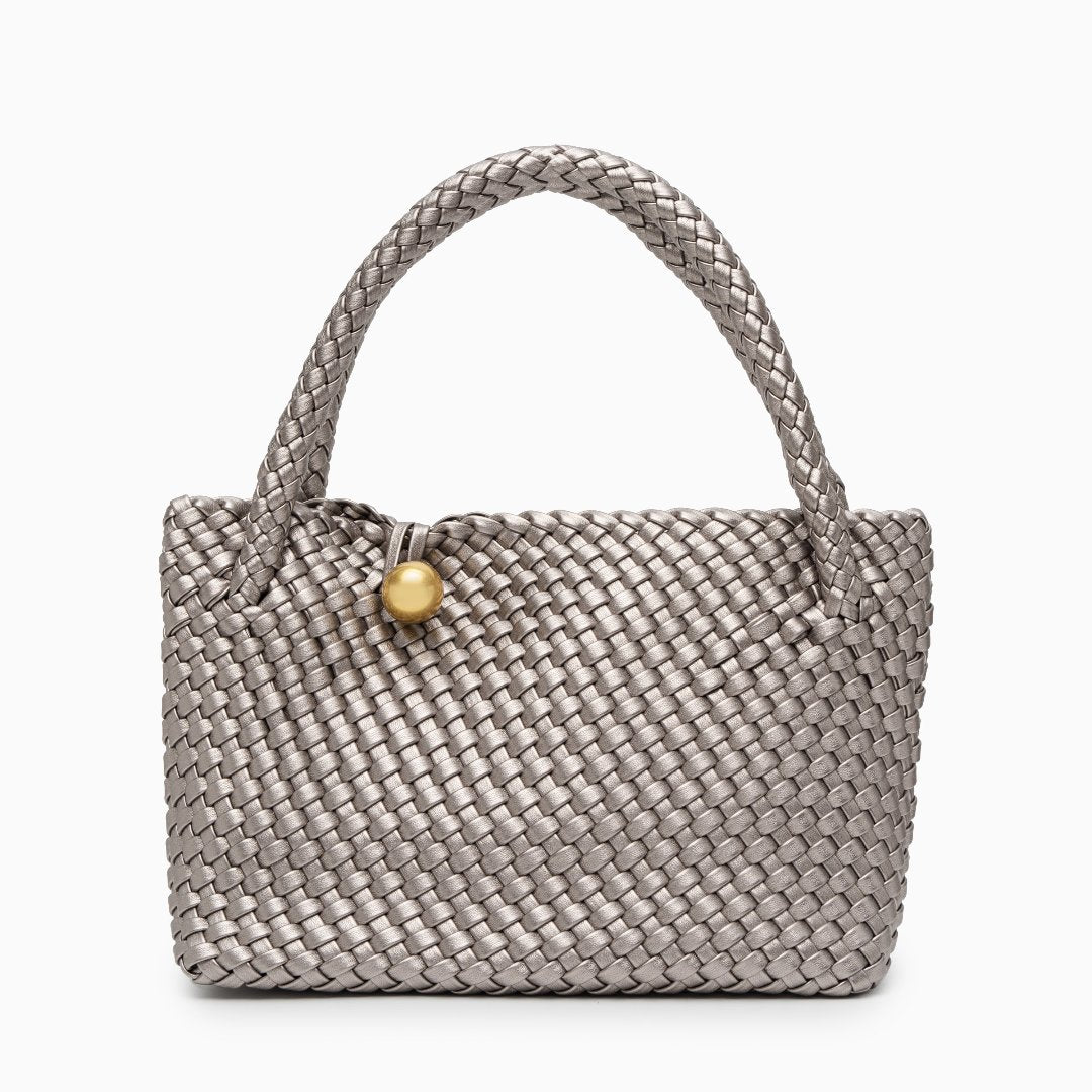 Chestnut Halo Woven Tote Bag – FIORENE