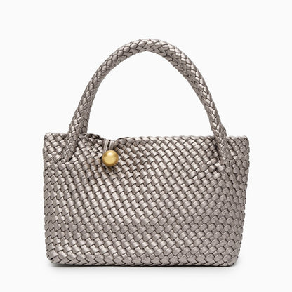 Chestnut Halo Woven Tote Bag – FIORENE