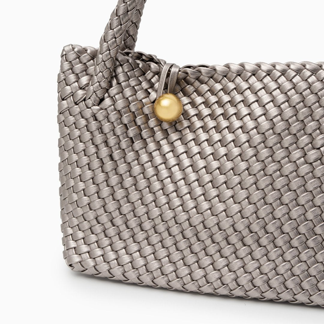 Chestnut Halo Woven Tote Bag – FIORENE