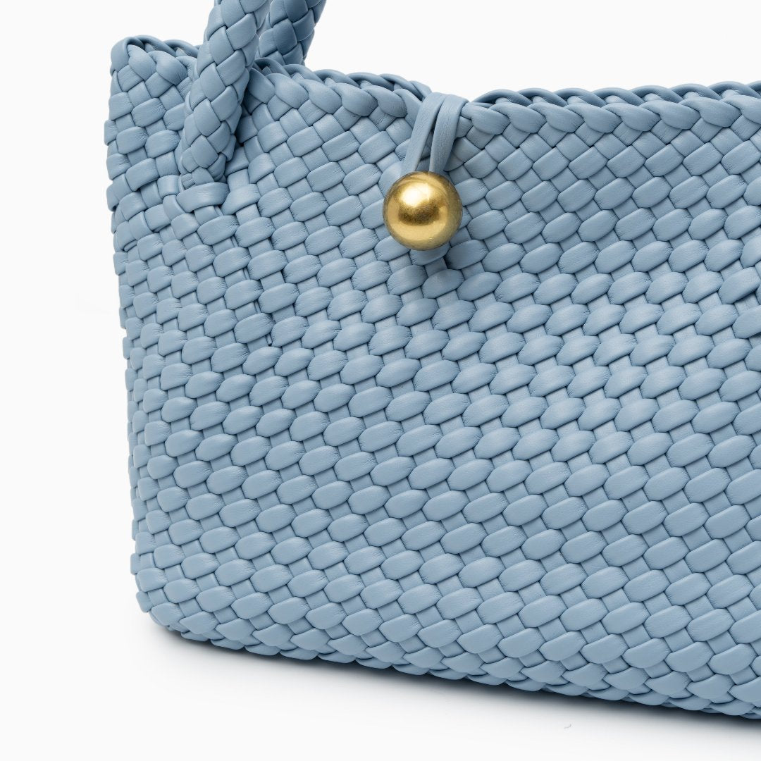 Chestnut Halo Woven Tote Bag – FIORENE