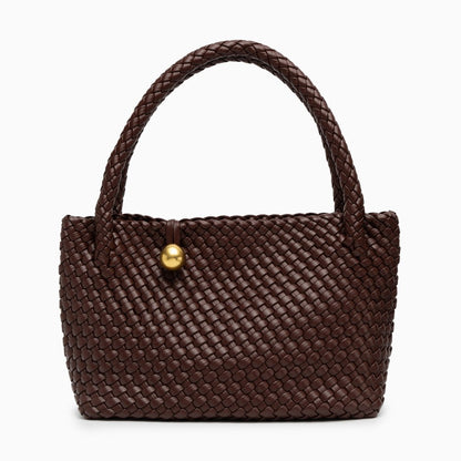 Chestnut Halo Woven Tote Bag – FIORENE